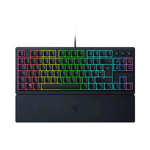 Клавиатура Razer Ornata V3 TKL 84key, Mecha-Membrane Switch, USB-A, EN/RU, RGB, чёрный Клавиатура Razer Ornata V3 TKL 84key, Mecha-Membrane Switch, USB-A, EN/RU, RGB, чёрный