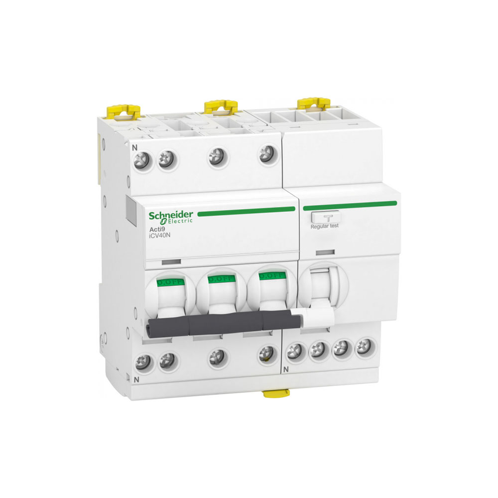 Автоматический выключатель дифференциального тока Schneider Electric Acti9 iCV40, 3P+N, 32А