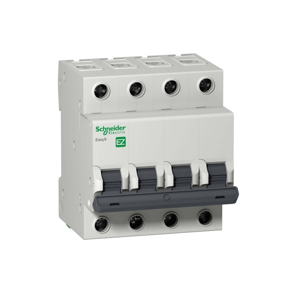 Автоматический выключатель Schneider Electric Easy9 4P 10А С 4,5кА 400В