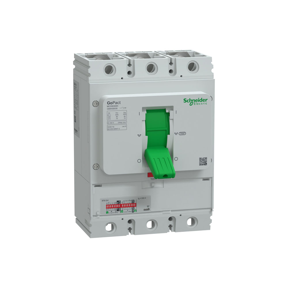 Автоматический выключатель Schneider Electric GoPact 800 3P 630A 50kA 415В AC ETU РТЗ