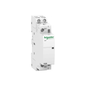 Модульный контактор Schneider Electric iCT 16A 1НО 230/240В АС 50ГЦ, Acti 9 iCT Модульный контактор Schneider Electric iCT 16A 1НО 230/240В АС 50ГЦ, Acti 9 iCT