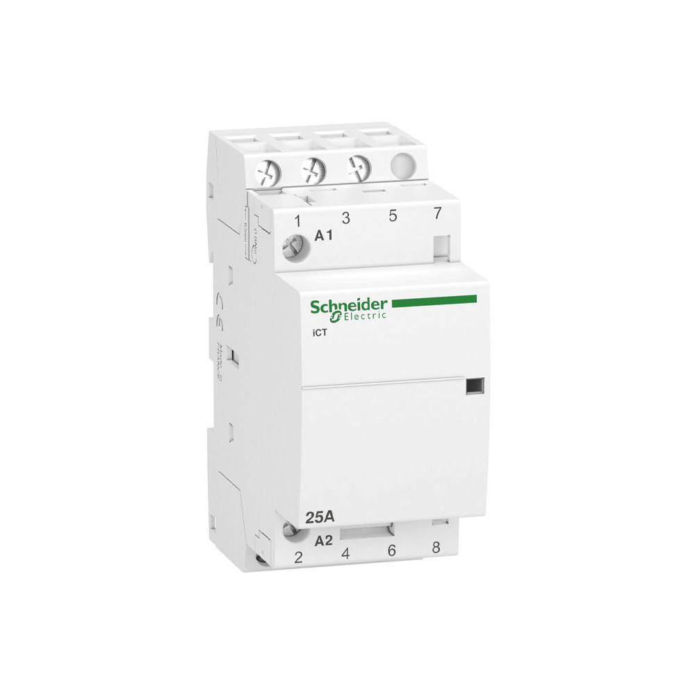 Модульный контактор Schneider Electric iCT 63A 3НО 220/240В АС 50ГЦ, Acti 9 iCT