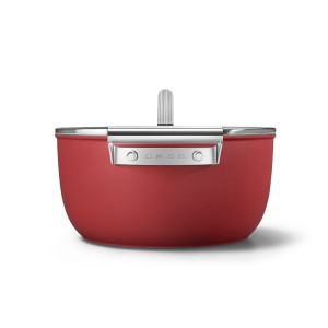 Кастрюля SMEG CKFC2411RDM 24см Кастрюля SMEG CKFC2411RDM 24см