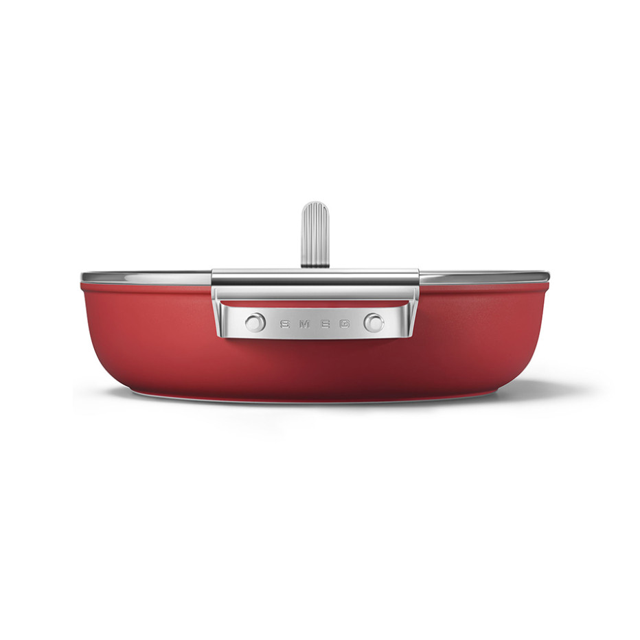 Сковорода глубокая Smeg CKFD2811RDM 28см