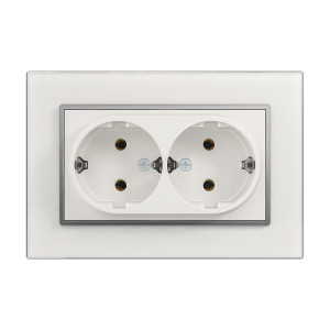 Розетка SONGRI ELECTRIC SEU2-9 двойная c заземлением