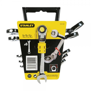 Набор гаечных ключей (10 предметов) STANLEY 4-91-444  Набор гаечных ключей (10 предметов) STANLEY 4-91-444