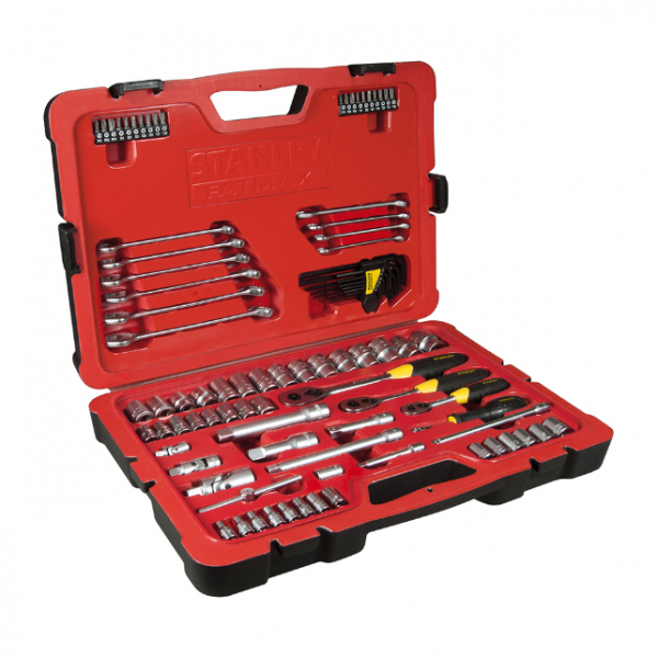 STANLEY FMHT0-73925 — 96 ta FatMax soket boshliqlari, kalitlar va bitlar toʻplami (3/8'', 1/2'', 1/4'') STANLEY FMHT0-73925 — 96 ta FatMax soket boshliqlari, kalitlar va bitlar toʻplami (3/8'', 1/2'', 1/4'')