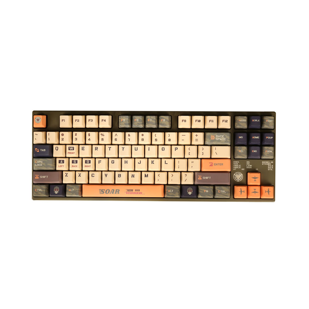 Клавиатура Varmilo VEA87 Warrior-Soar, TTC Golden Pink, EN