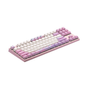 Клавиатура Varmilo VED87 Dreams On Board 87Key, Cherry Mx Brown, BT/USB-A, EN/UKR, No Led, Розовый