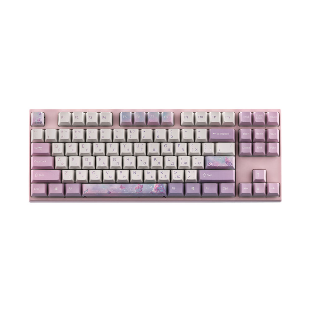 Клавиатура Varmilo VED87 Dreams On Board 87Key, Cherry Mx Red, BT/USB-A, EN/UKR, No Led, Розовый