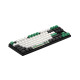 Клавиатура Varmilo VEM87 Panda R2 87Key, EC V2 Daisy, USB-A, EN/UKR, White Led, Зеленый