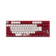 Клавиатура Varmilo VEM87 Koi 87Key, EC V2 Rose, USB-A, EN/UKR, White Led, Красный