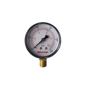 Манометр Watten 10бар 1/4'' Манометр Watten 10бар 1/4''