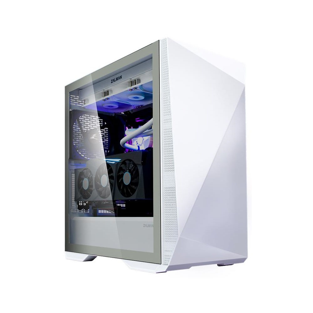 Корпус Zalman Z9 Iceberg, MidT,E-ATX, стекло (бок. панель), без БП, белый