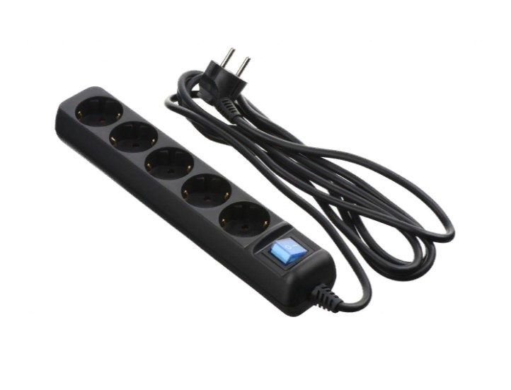 Сетевой фильтр 2Е 5XSchuko 3G*1.0мм