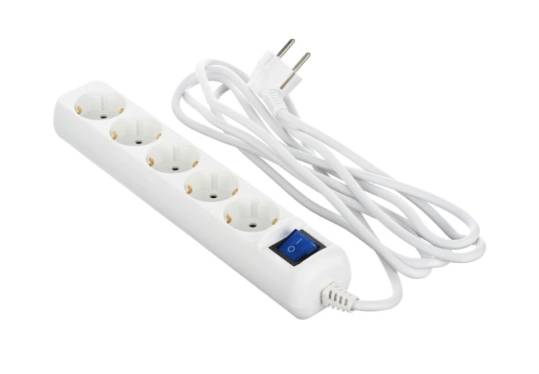 Сетевой фильтр 2Е 5XSchuko 3G*1.0мм