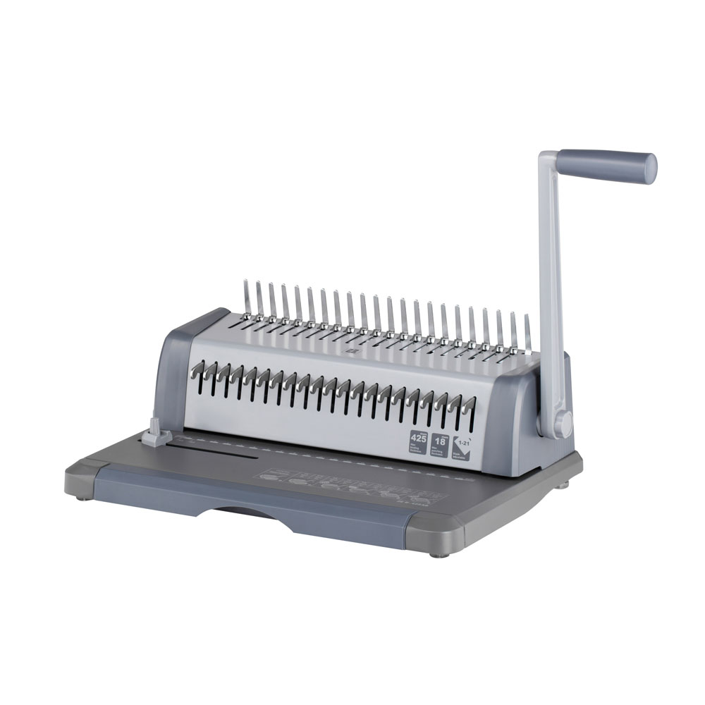 Биндер 2E B-425AB, перфорация 18стр, переплет 425стр, регулируемые ножи 1-21