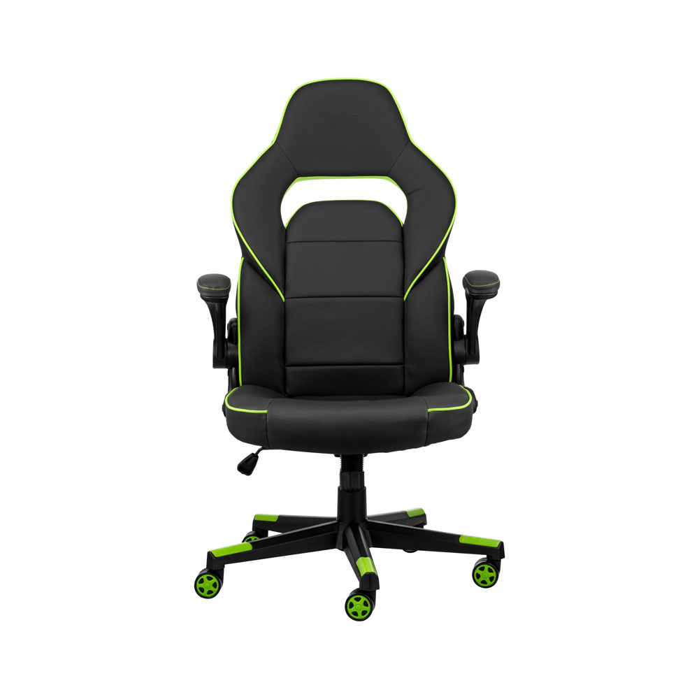Игровое кресло 2E Gaming HEBI Black/Green
