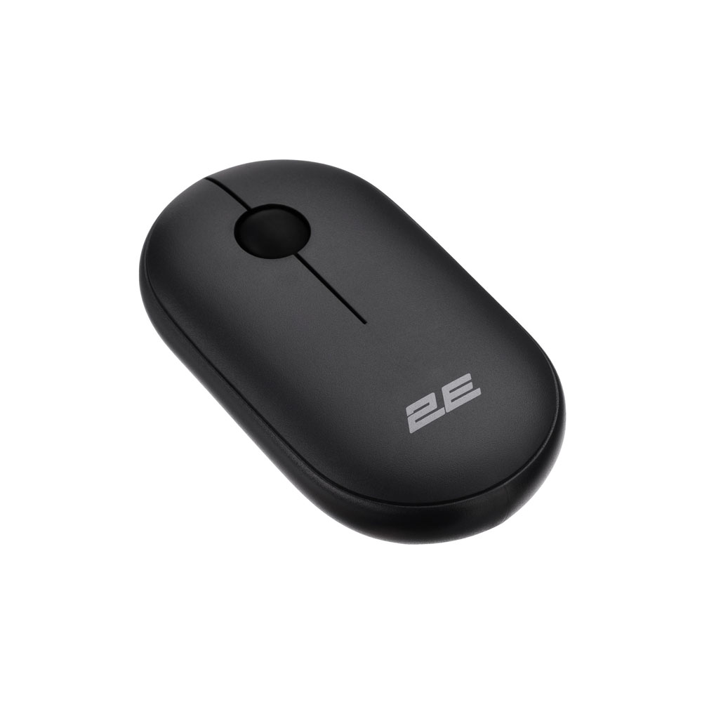 Мышь 2E MF300 Silent, WL/BT, графитово-чёрный
