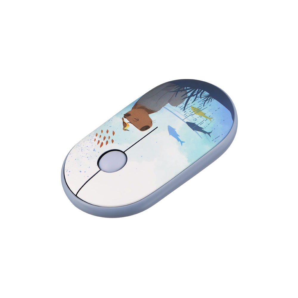 Мышь 2E MF300 CAPYBARA:SWIM Silent WL BT, синий