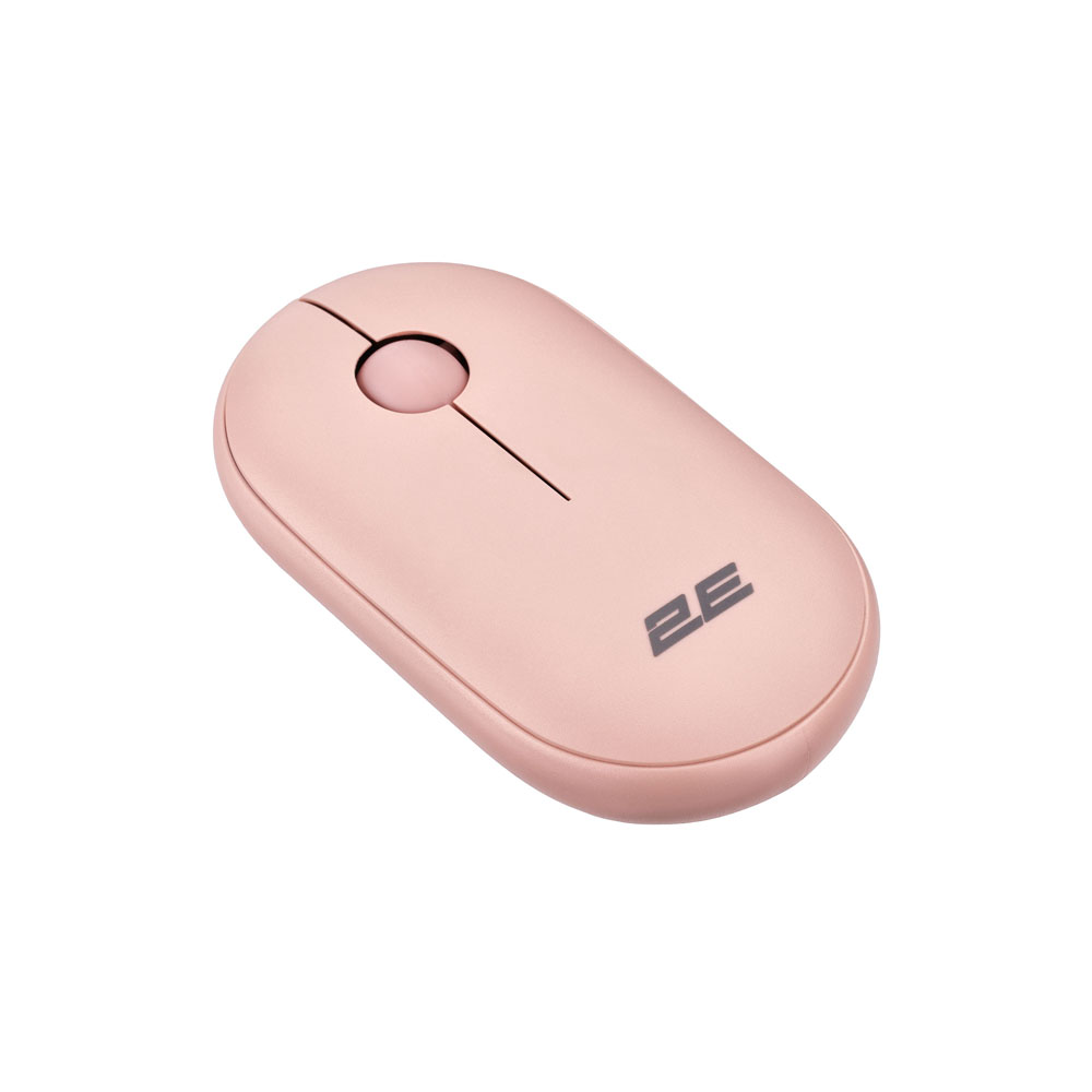 Мышь 2E MF300 Silent, WL/BT, Mallow pink