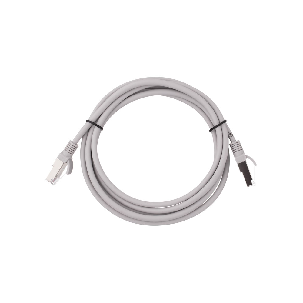 Патч-корд 2E САТ 5e, FTP, 2м, 26AWG, RJ45, 7/0.16, Cu, LSZH, серый