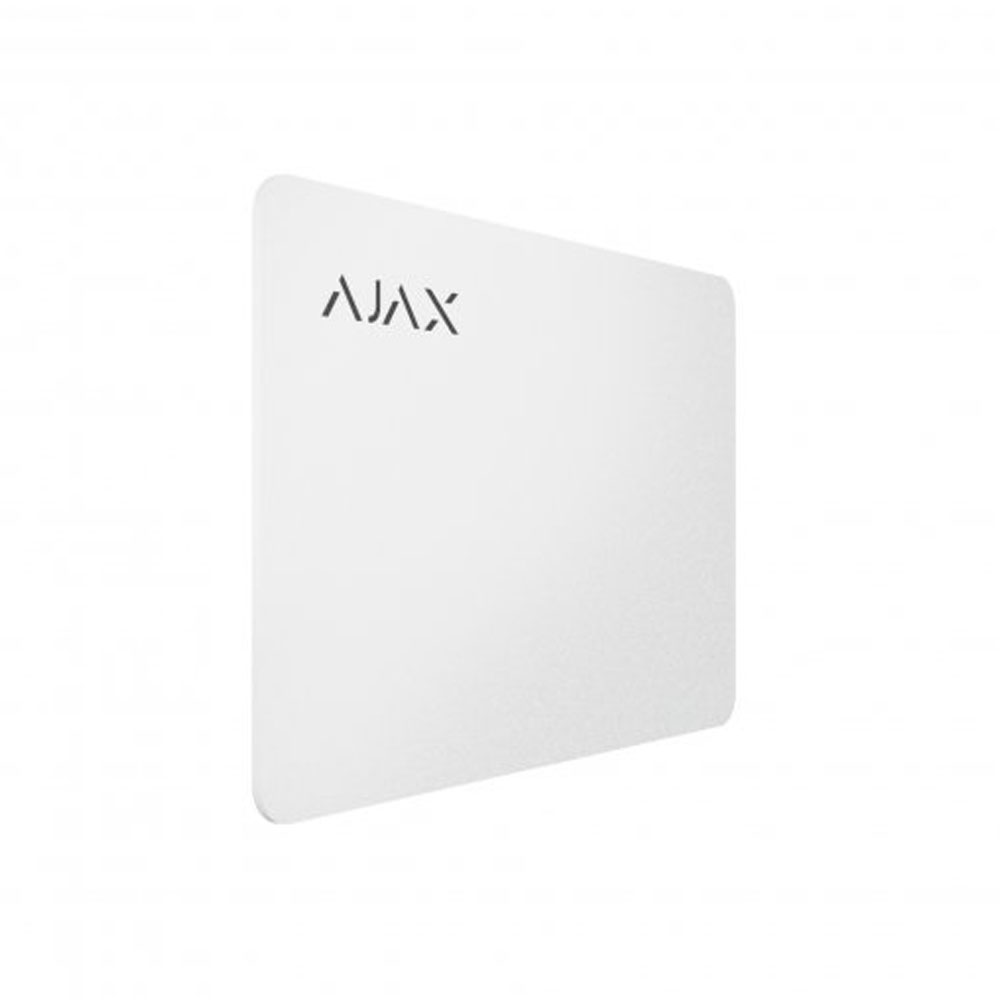 Карточка управления Ajax Pass белая (3pcs)