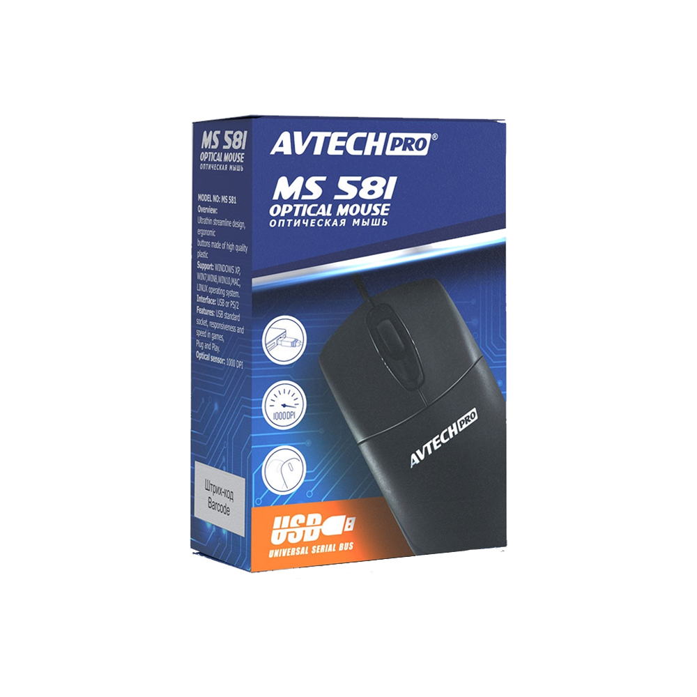Мышка AVTECH PRO MS581