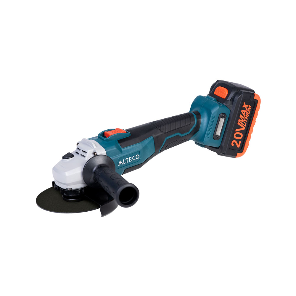 Бесщёточная аккумуляторная угловая шлифмашина ALTECO CAGB 18-125 Li BL