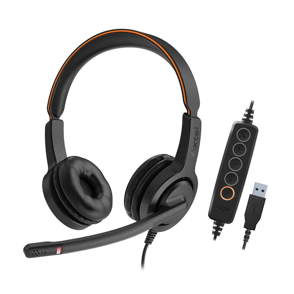Гарнитура Axtel Voice UC40 duo NC (USB)