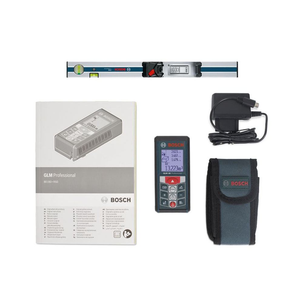 Лазерный дальномер BOSCH GLM-80+ линейка R60
