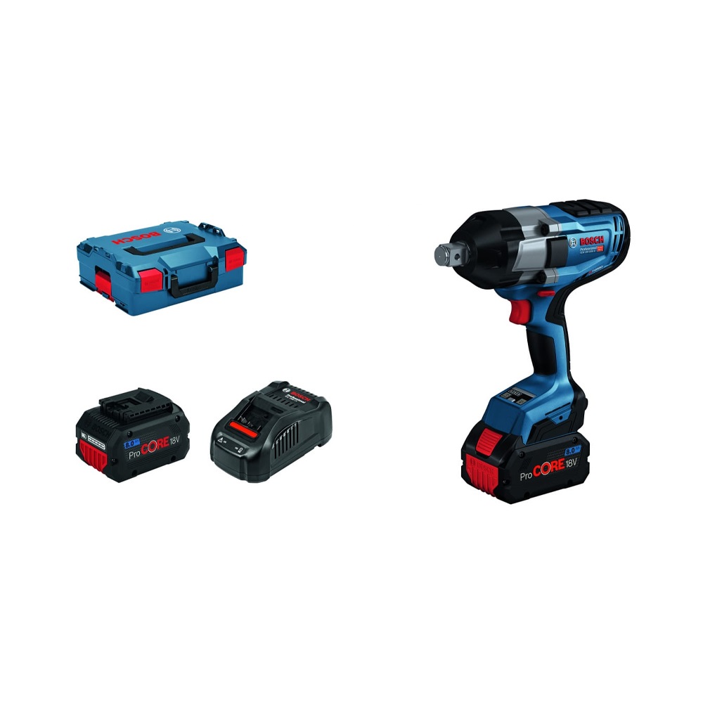 Аккумуляторный гайковерт BOSCH GDS 18V-1050 H 2xPC8,0+GAL 1880