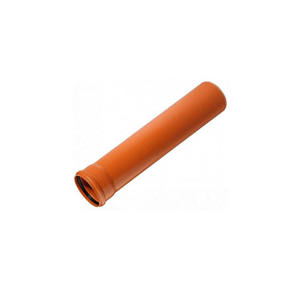 Труба канальная оранжевая CLIMADENS 110x3,4x 1000 мм (Россия)