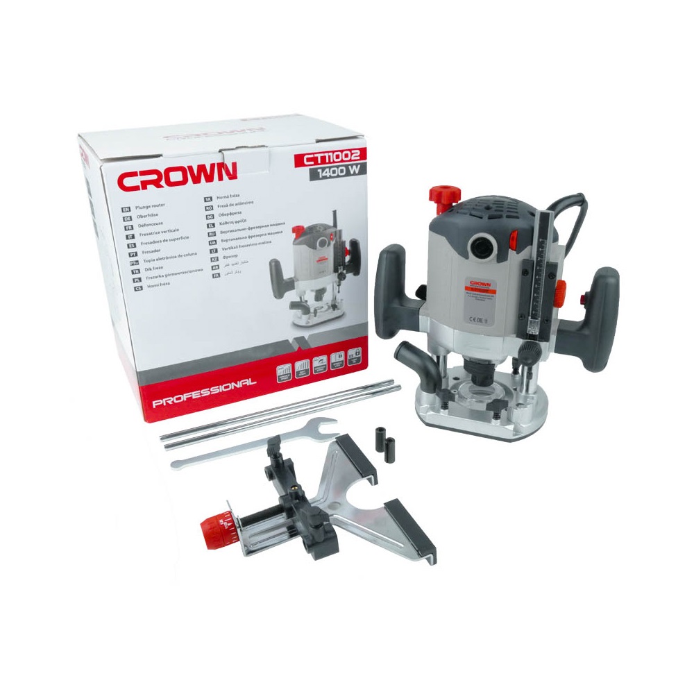 Фрезер CROWN CT11002 12mm 1400W