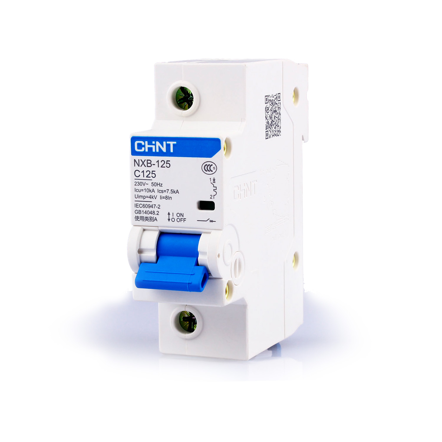 Автомат выключатель модульный CHINT NEXT NXB-125 1P на 63А, 80А, 100А, 125А