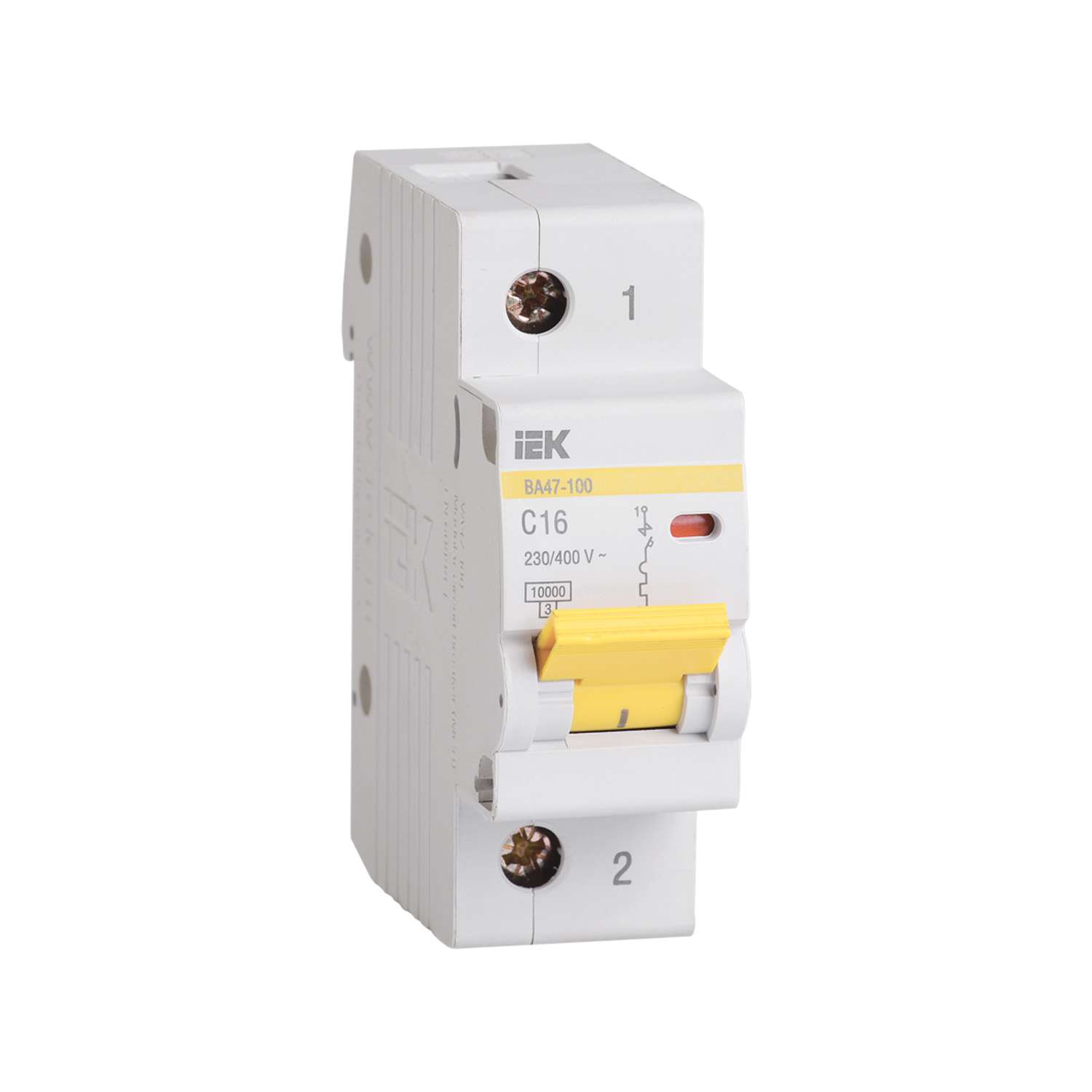 Автомат выключатель модульный IEK ВА 47-100 1P 80А 10 кА
