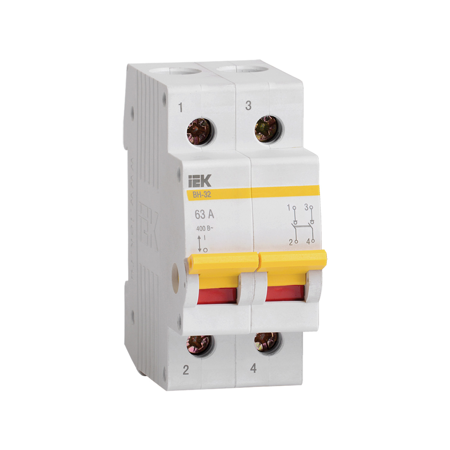 Выключатель нагрузки (мини-рубильник) IEK ВН-32 2P 100А