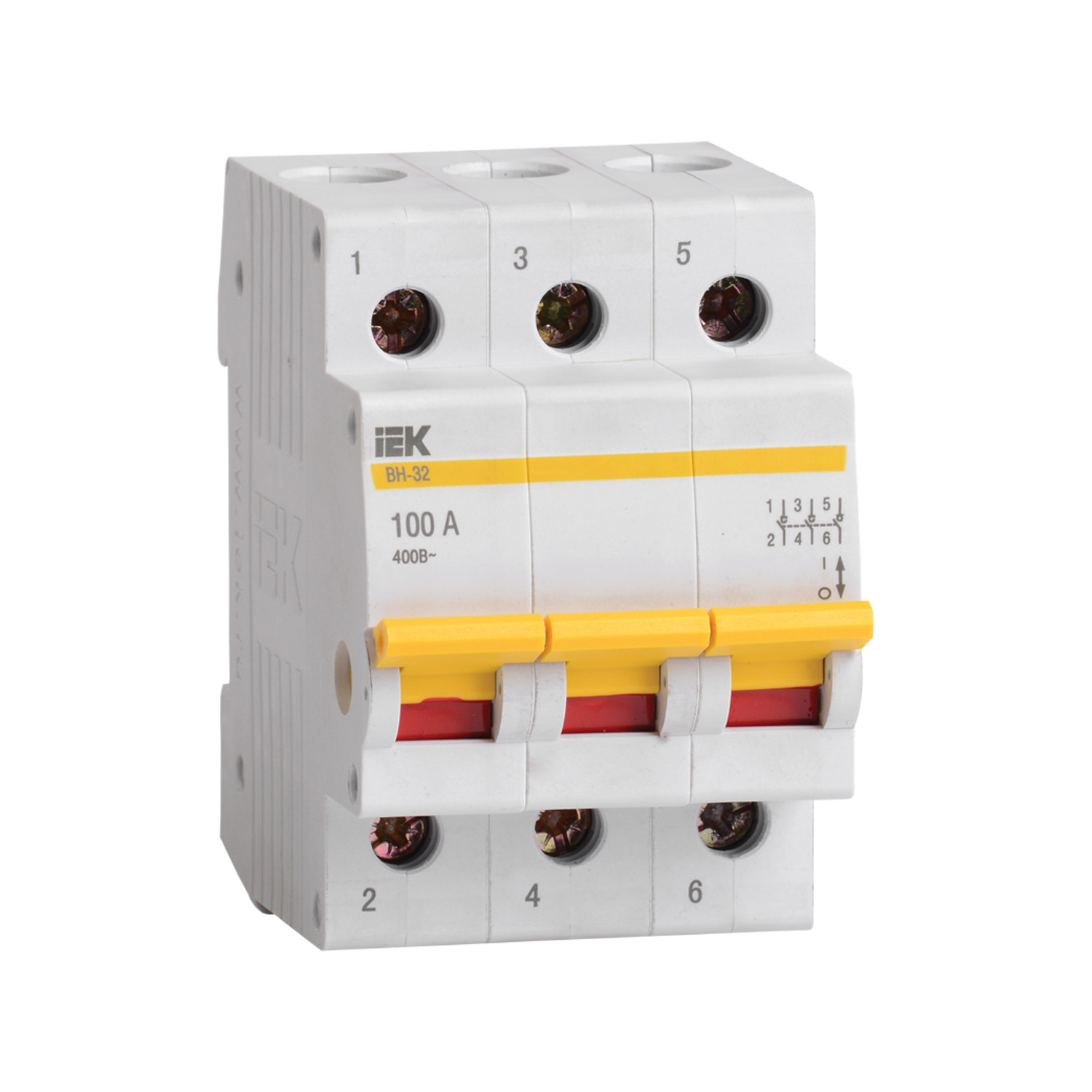 Выключатель нагрузки (мини-рубильник) IEK ВН-32 3Р 100А
