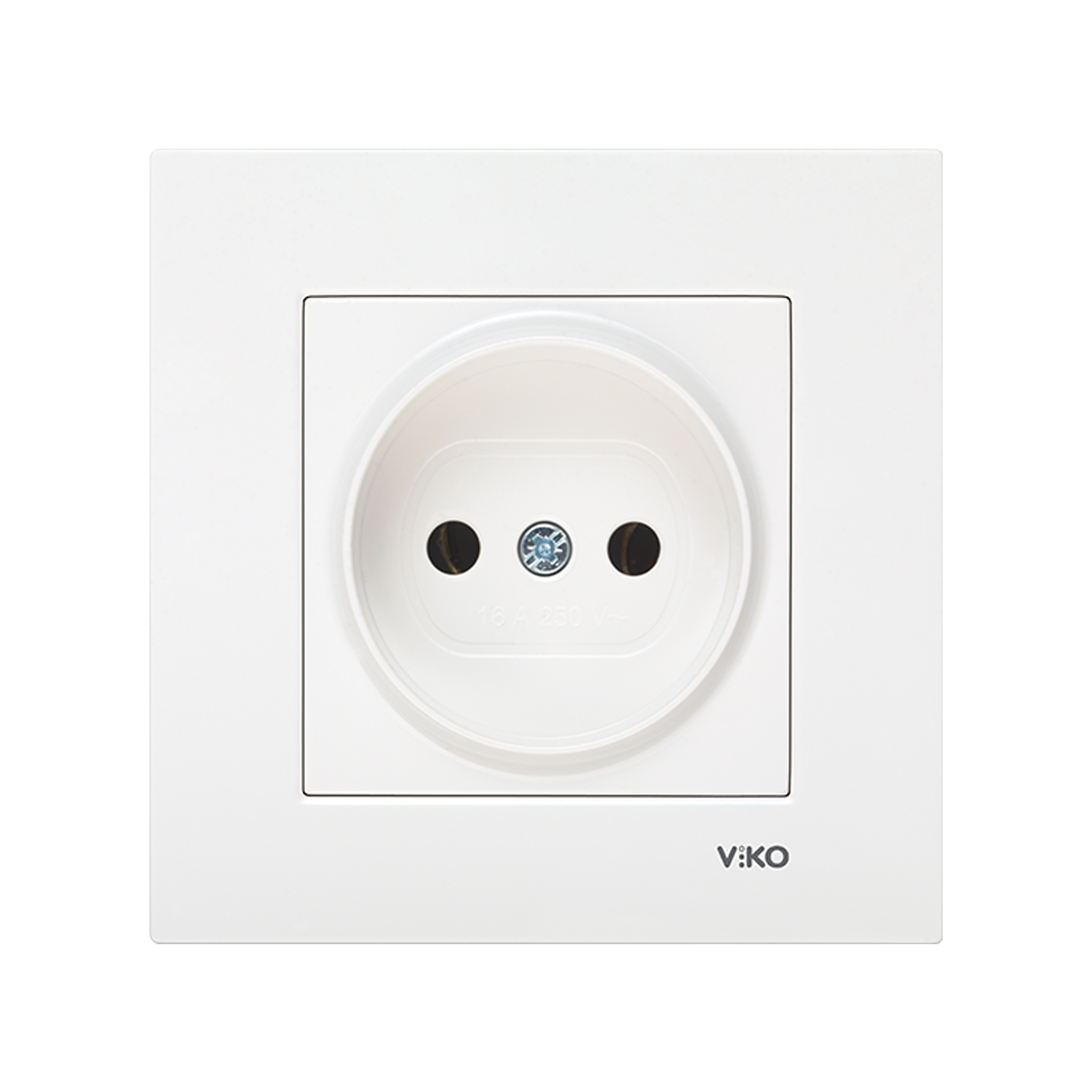 Розетка VIKO KARRE одинарная без заземления 16А