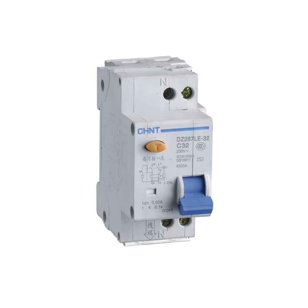 Дифавтомат CHINT DZ267LE-32 1P+N 30mA C10, C16, C20, C25, C32