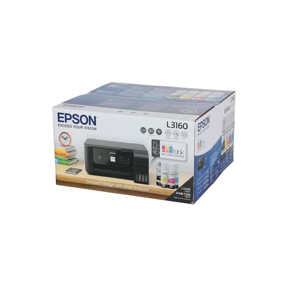МФУ струйное Epson L3160, цветн, A4
