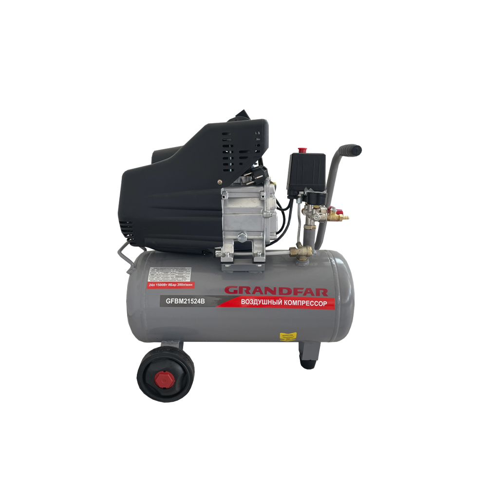 Воздушный компрессор GRANDFAR GFBM21524B (металлическая ручка)