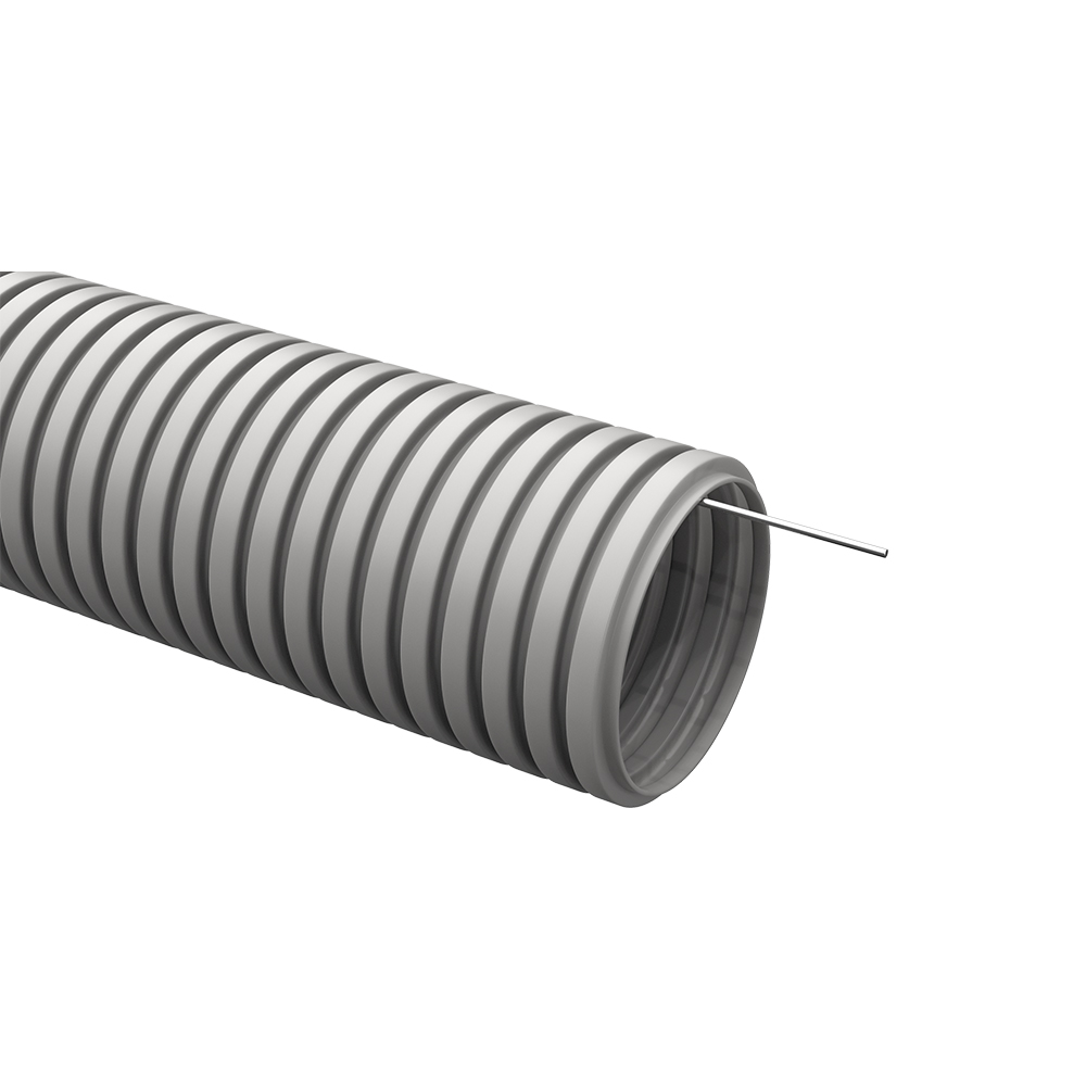 Труба гофрированная IEK ELASTA ПВХ d 63 с зондом (15м)