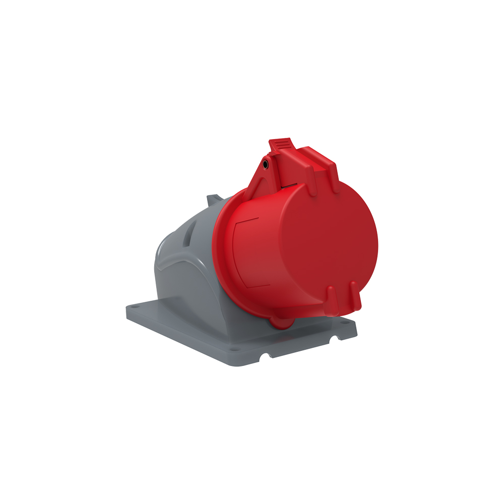 Розетка стационарная IEK ССИ-124 32А-6ч/380-415В 3Р+РЕ IP44 MAGNUM