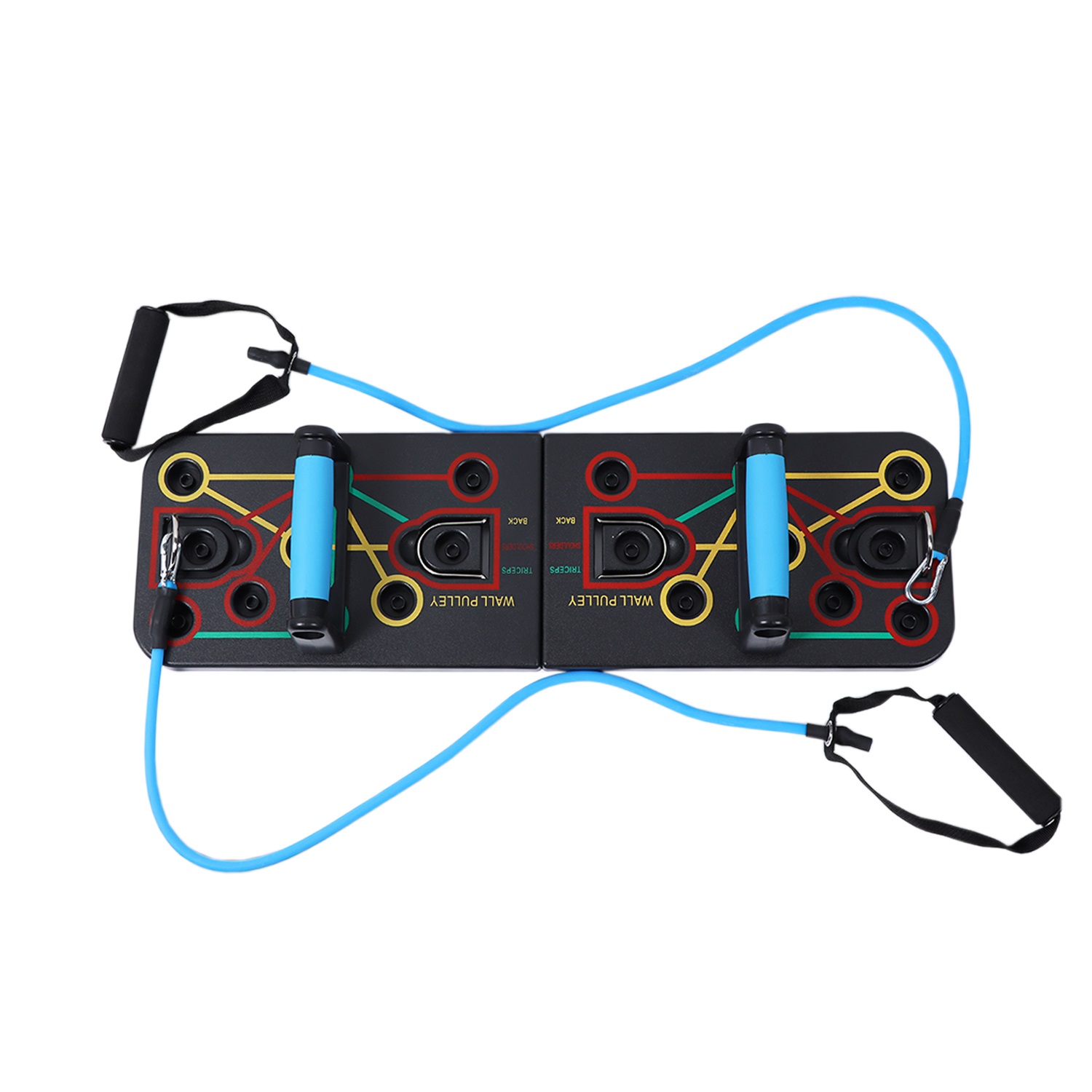 Платформа для отжиманий с эспандерами 14 в 1 A103