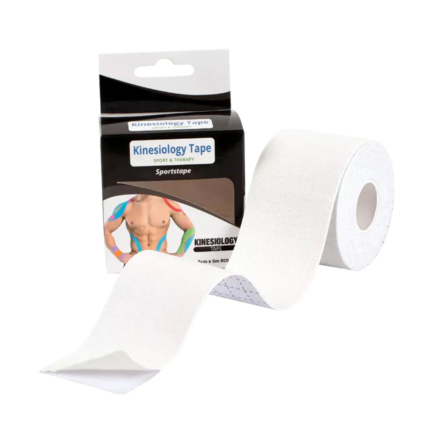 Кинезио тейп для тела Sportstape 5x5 см