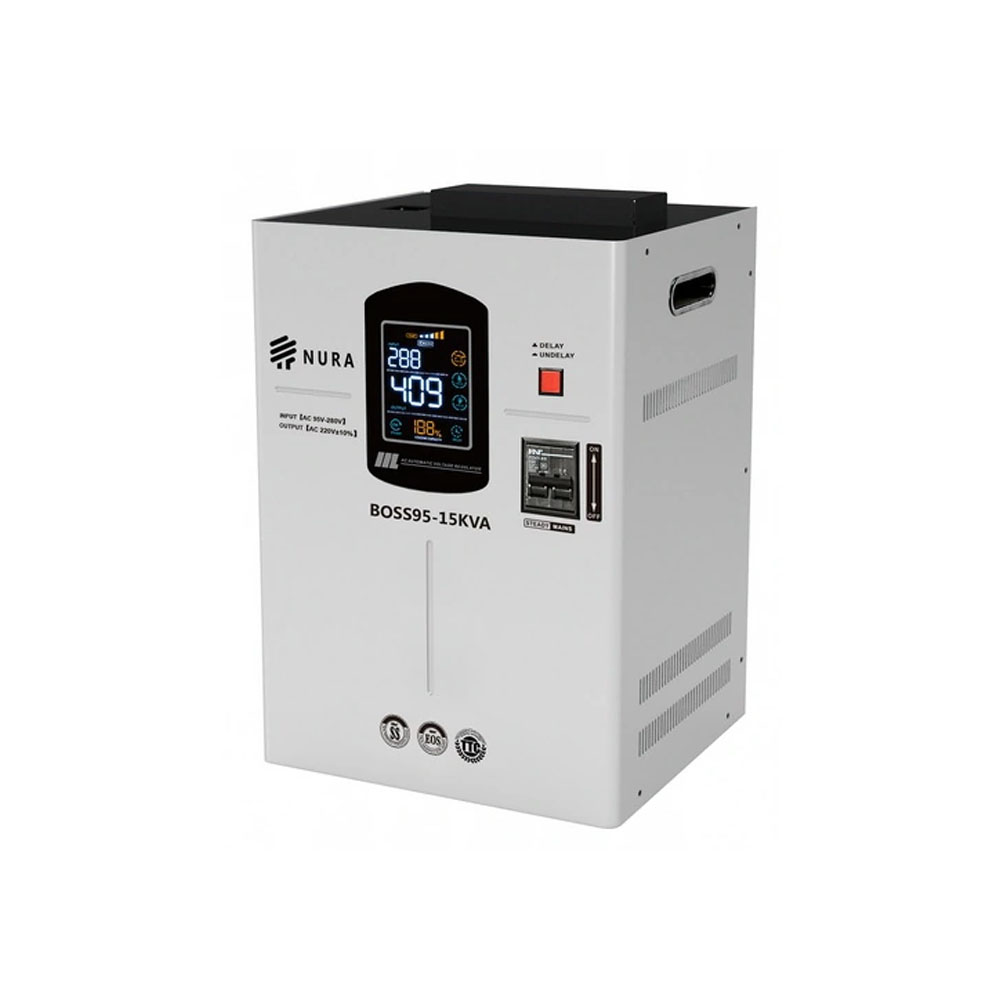 Стабилизатор напряжения NURA (95-270V) BOSS95-15KVA Релейный