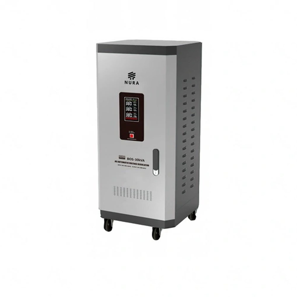 Стабилизатор напряжения NURA (300-456V) 380V BOS-30KVA Латерный