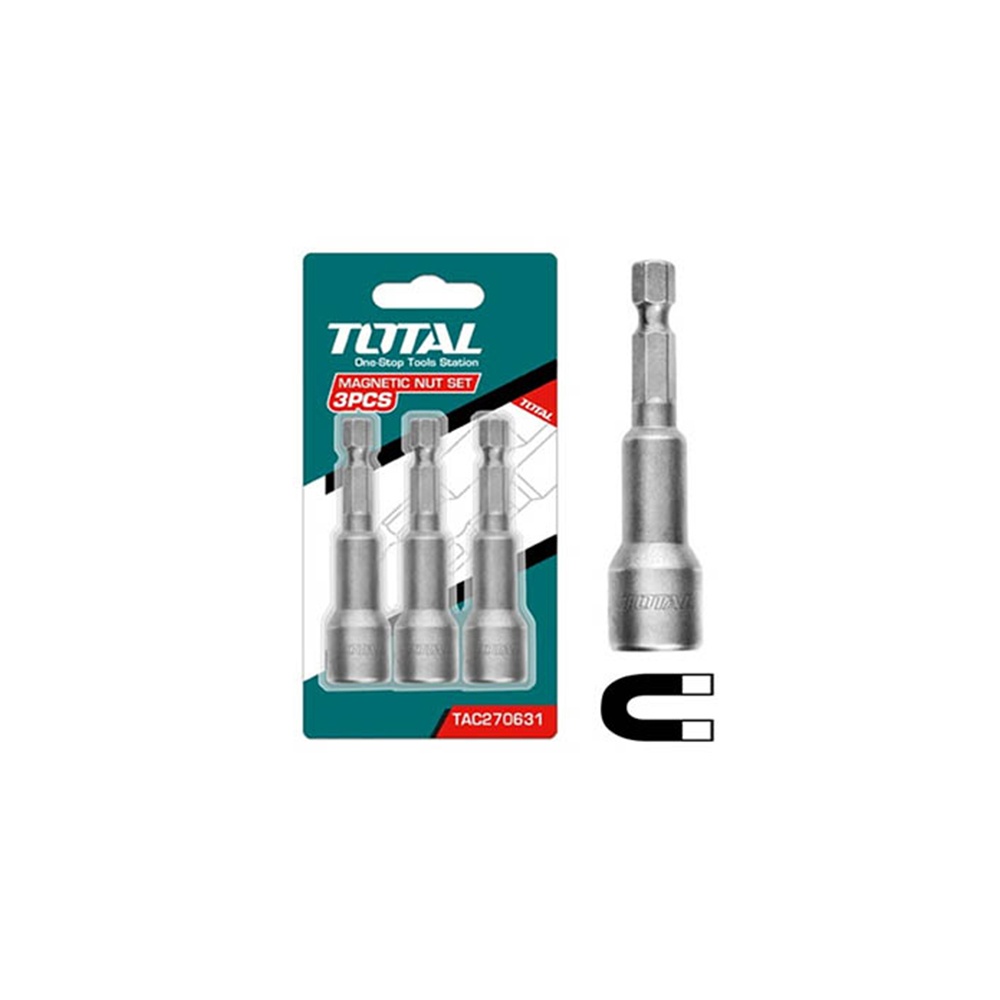 Набор магнитных гаек TOTAL TAC270831