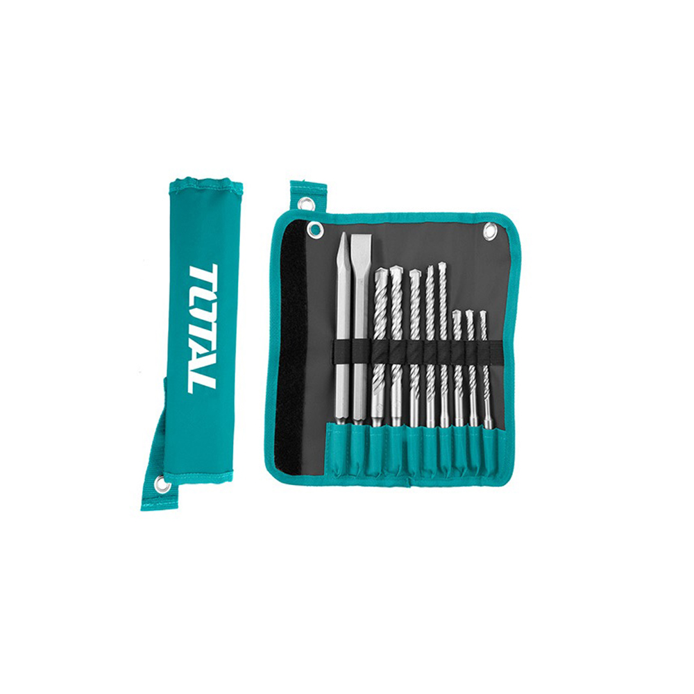 Набор сверл и долот TOTAL SDS Plus TACSD19101